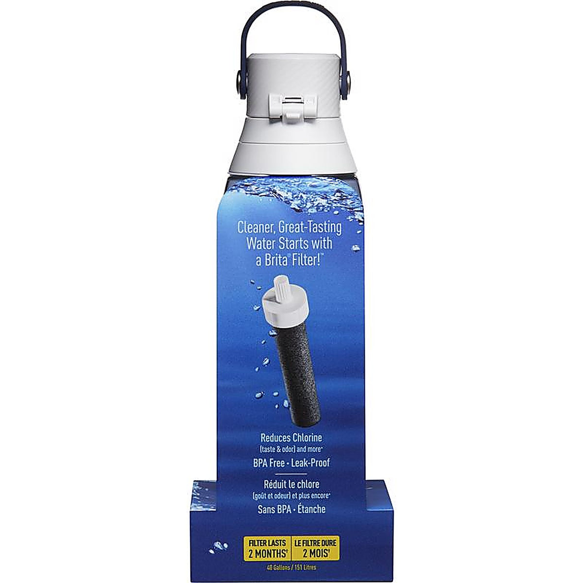 Brita 36375 Premium 26 oz. Night Sky BPA Free Filtered Water Bottle