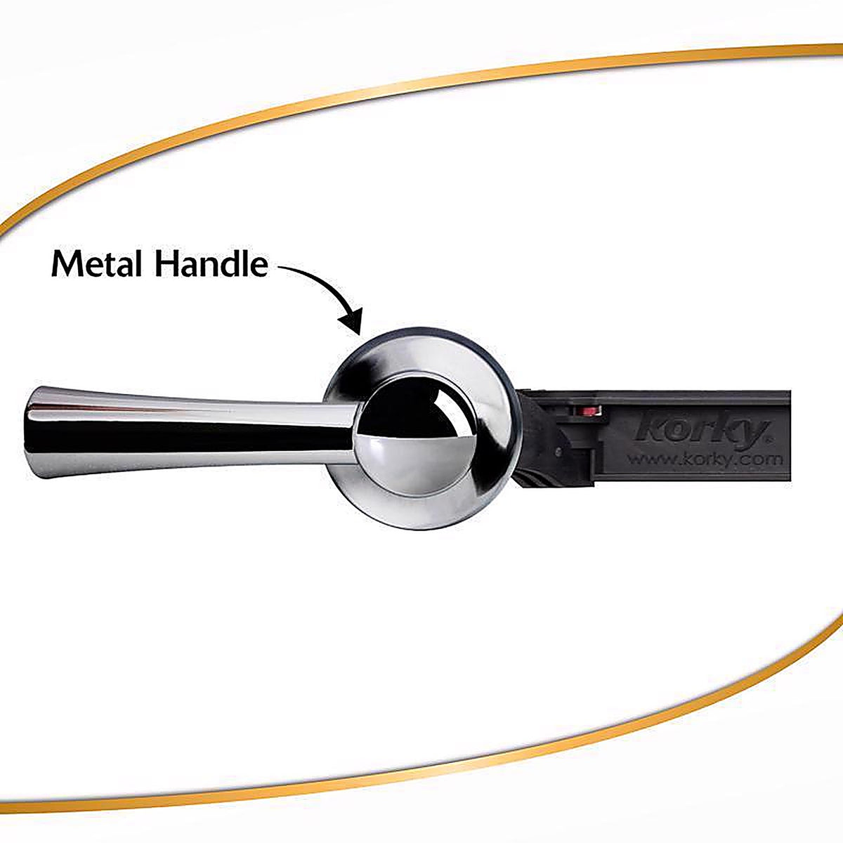 Korky - 6054BP - Strongarm Flush Lever Chrome Metal for Universal