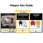 Korky 54CP Toilet Flapper Black Rubber For Universal 2 in.