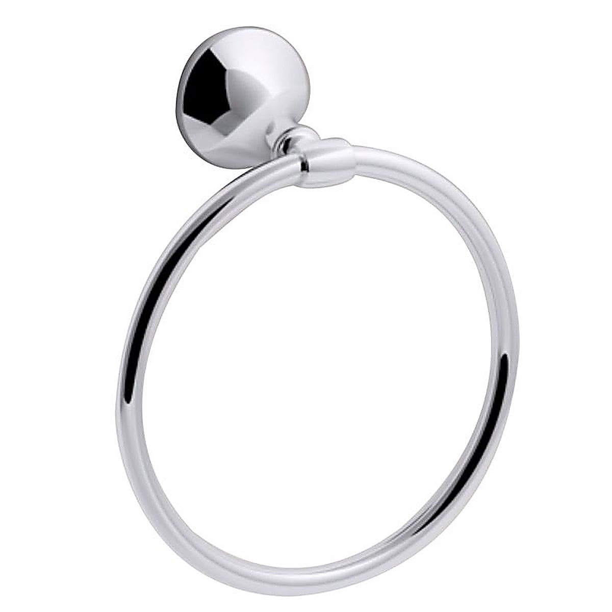 Kohler R72786-CP Elliston Polished Chrome Silver Towel Ring Metal