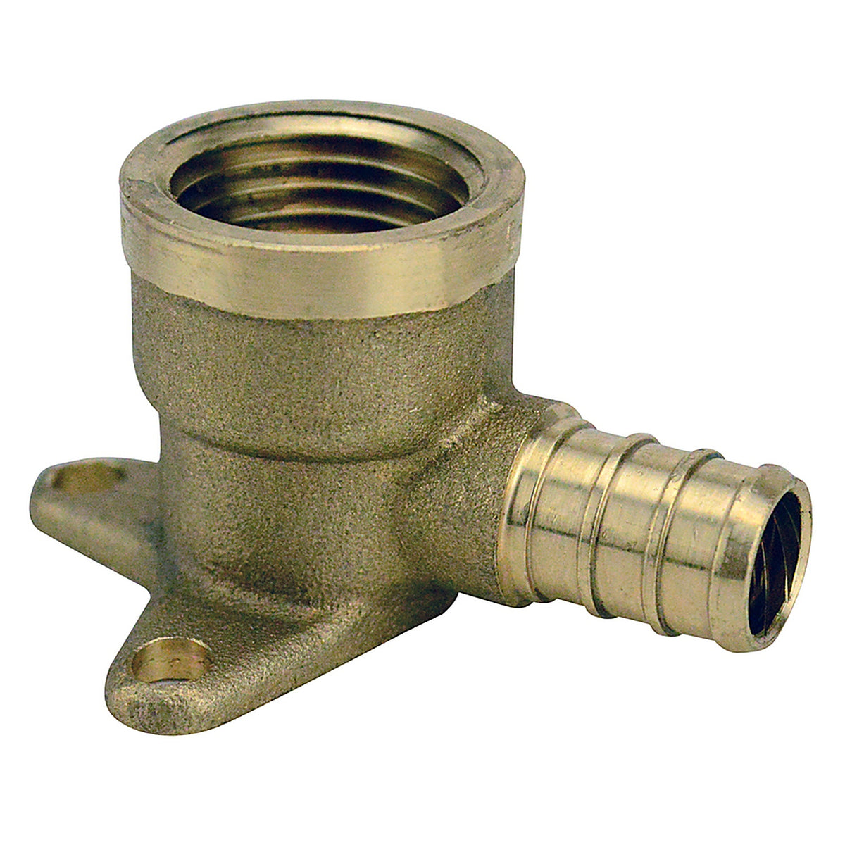 Apollo - APXDEE12 - 1/2 In. PEX Barb in to X 1/2 In. D FPT Brass Drop Ear Elbow