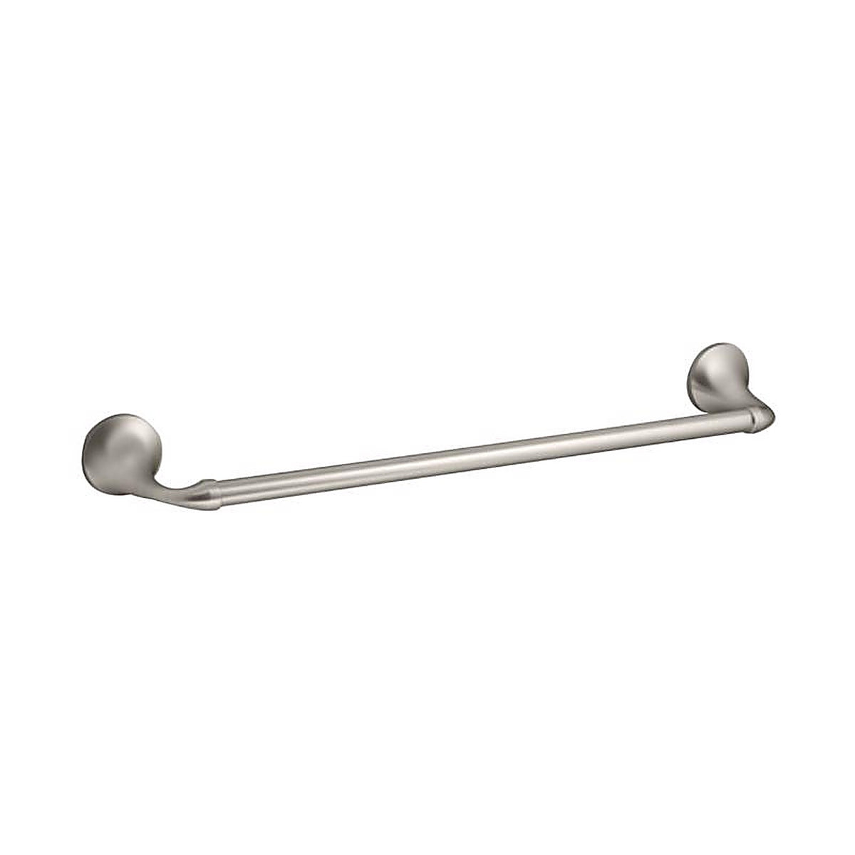 Kohler R72784-BN Elliston Brushed Nickel Silver Towel Bar 18 L Metal