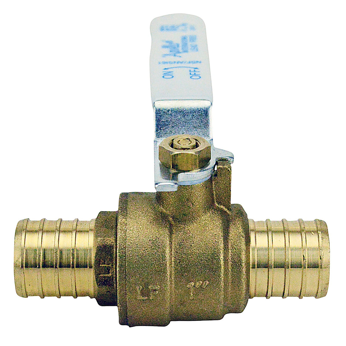 Apollo - APXV11 - 1 In. Brass Crimp Ball Valve Standard Port Quarter-Turn Lever for Potable Water