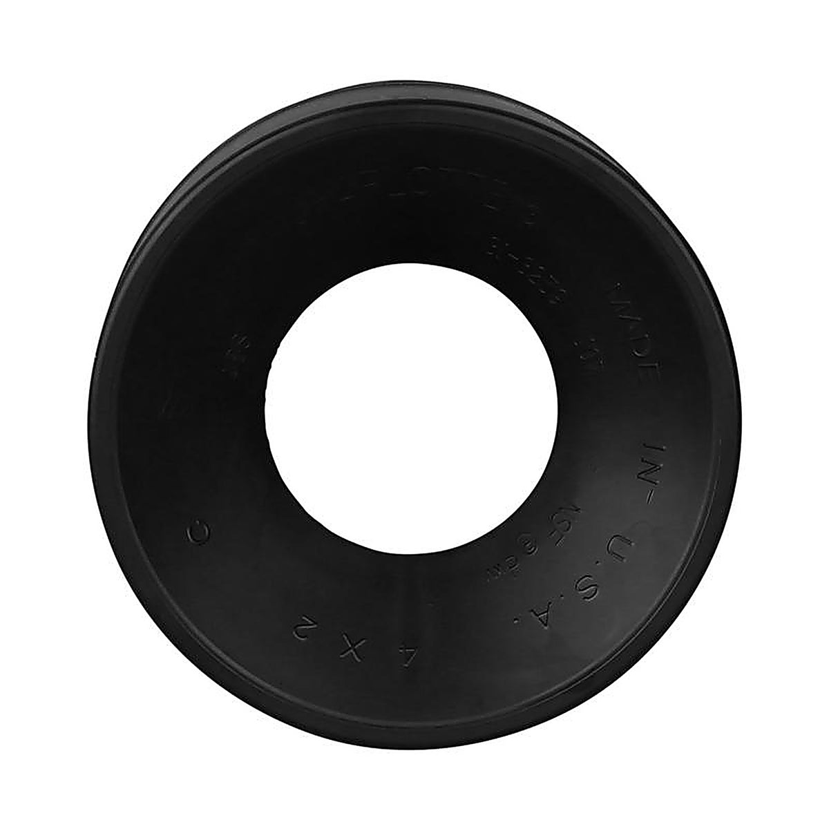 Charlotte Pipe ABS001071400 4 in. Hub x 2 in. Dia. Spigot ABS Adapter