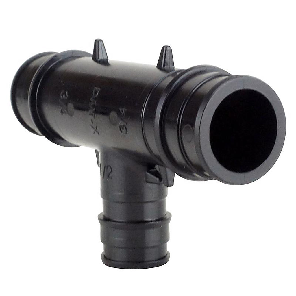 Apollo - EPXPAT343412 - 3/4 In. Expansion PEX in to X 3/4 In. D Barb Poly Alloy Reducing Tee