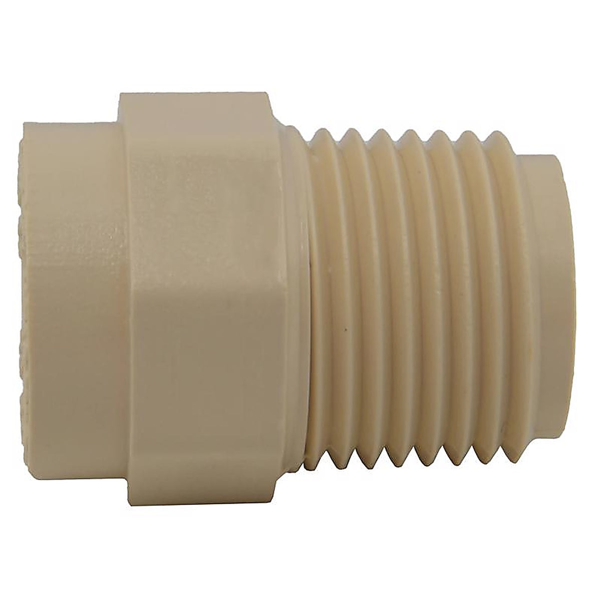 Charlotte Pipe CTS021090600 FlowGuard 40 1/2 in. Socket x 1/2 in. Dia. MNPT CPVC Adapter
