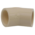 Charlotte Pipe CTS023090600 1/2 in. Socket x 1/2 in. Dia. Socket CPVC 45 Degree Elbow