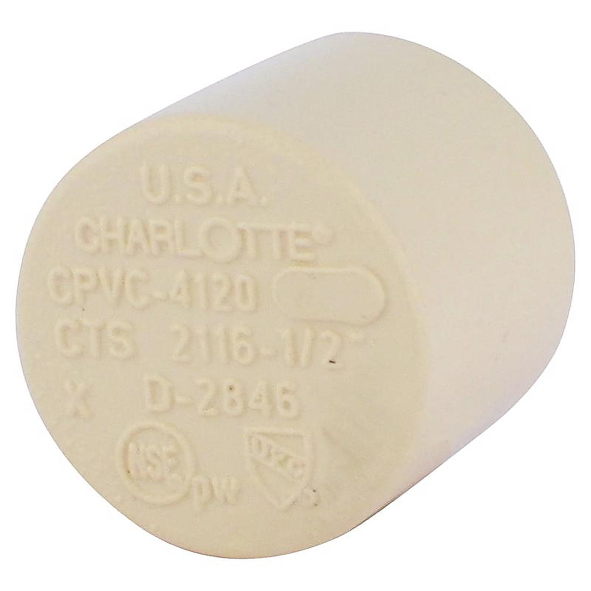 Charlotte Pipe CTS021160600HA FlowGuard 1/2 in. Hub CPVC Cap