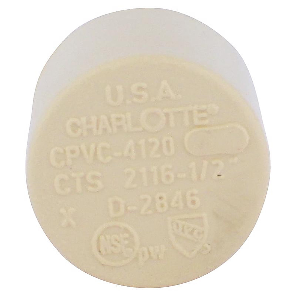 Charlotte Pipe CTS021160600HA FlowGuard 1/2 in. Hub CPVC Cap