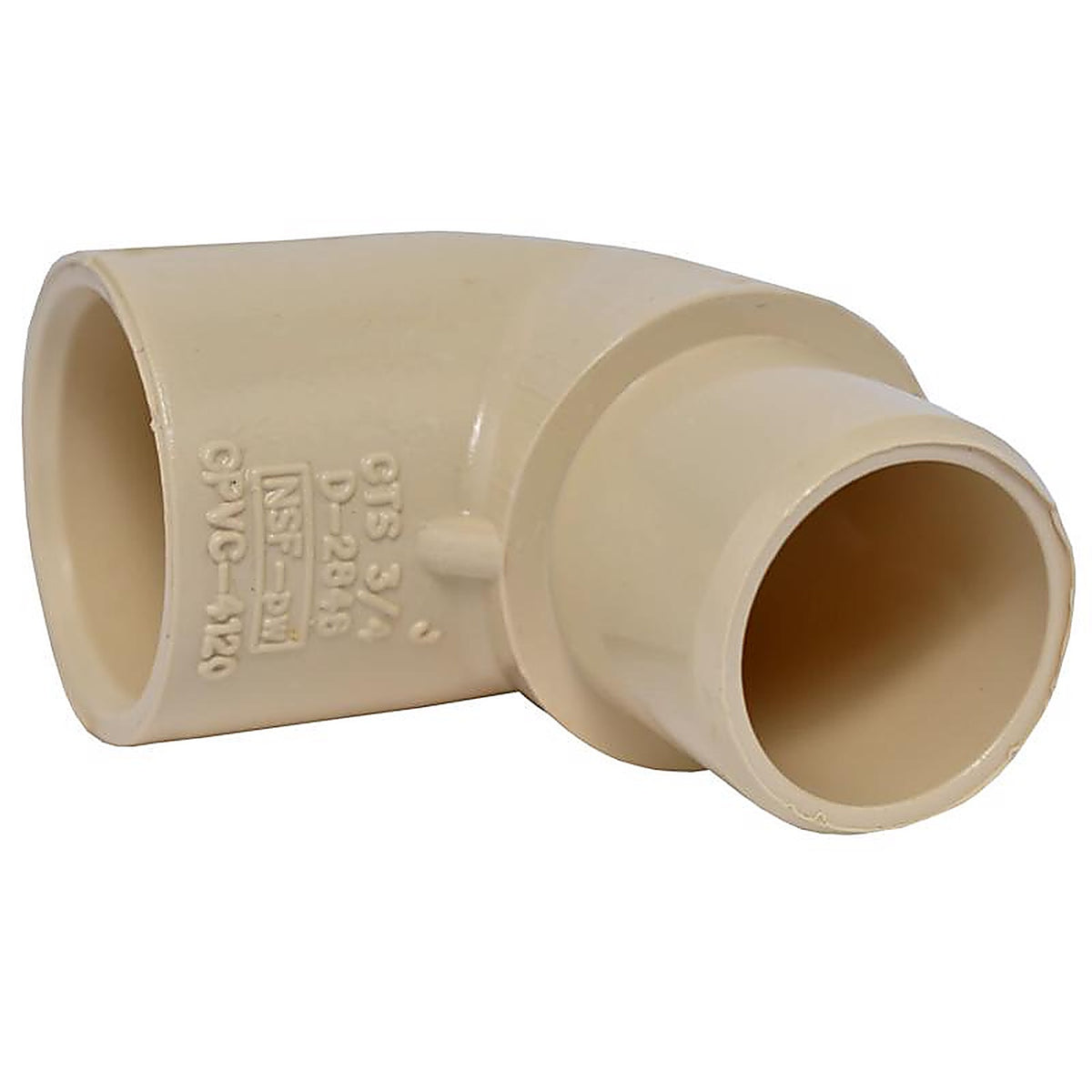 Charlotte Pipe CTS023040800 3/4 in. Spigot x 3/4 in. Dia. Socket CPVC 90 Degree Street Elbow