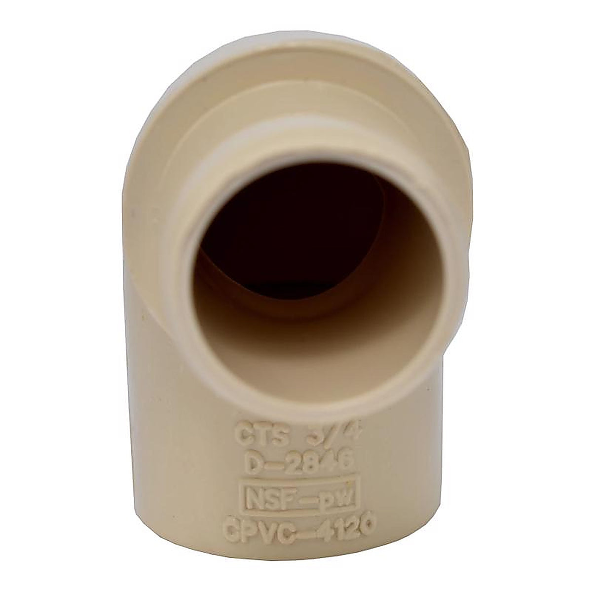 Charlotte Pipe CTS023040800 3/4 in. Spigot x 3/4 in. Dia. Socket CPVC 90 Degree Street Elbow