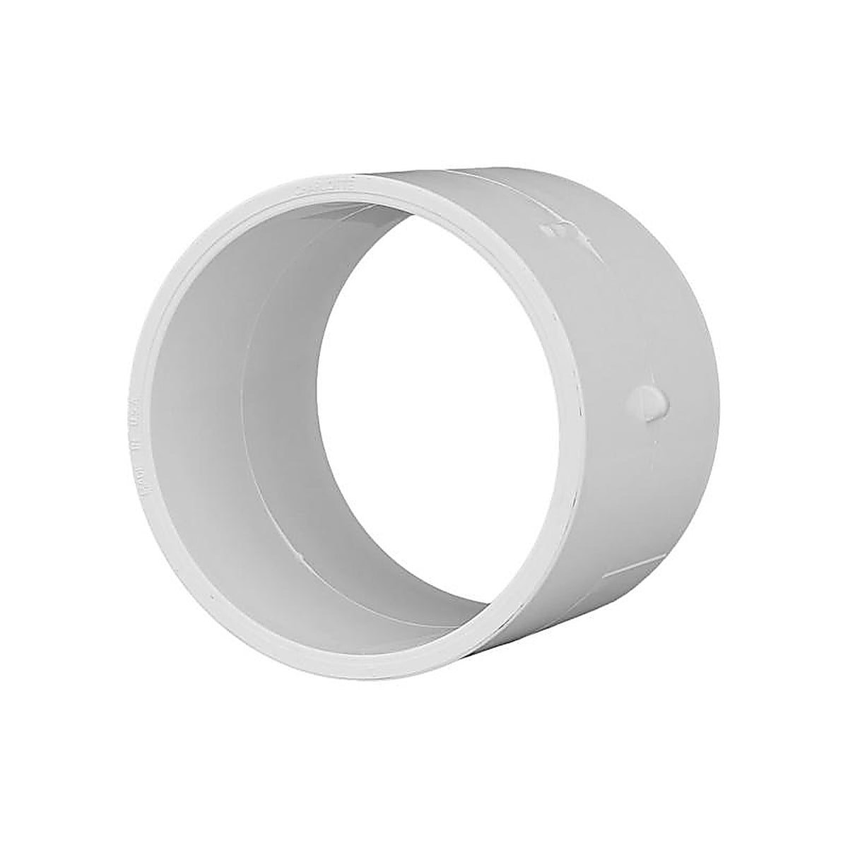 Charlotte Pipe PVC001301000 Schedule 40 3 in. Hub x 3 in. Dia. Hub PVC Repair Coupling