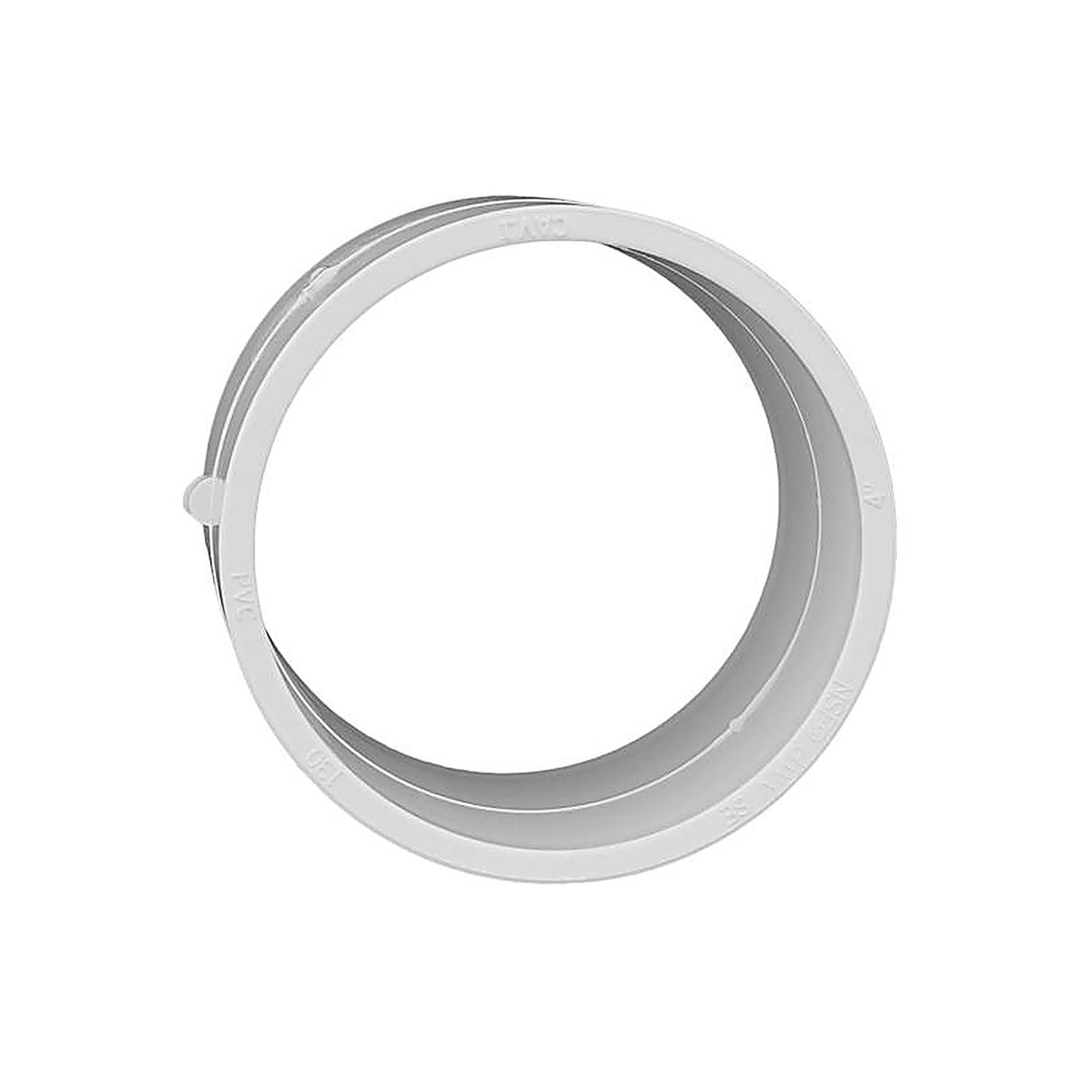 Charlotte Pipe PVC001301000 Schedule 40 3 in. Hub x 3 in. Dia. Hub PVC Repair Coupling