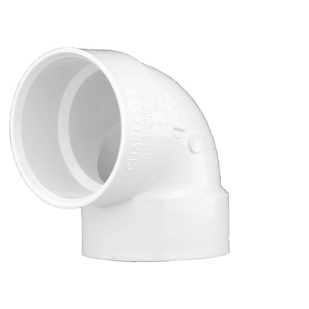 Charlotte Pipe PVC003310800 40 2 in. Hub x 2 in. Dia. Hub PVC Elbow
