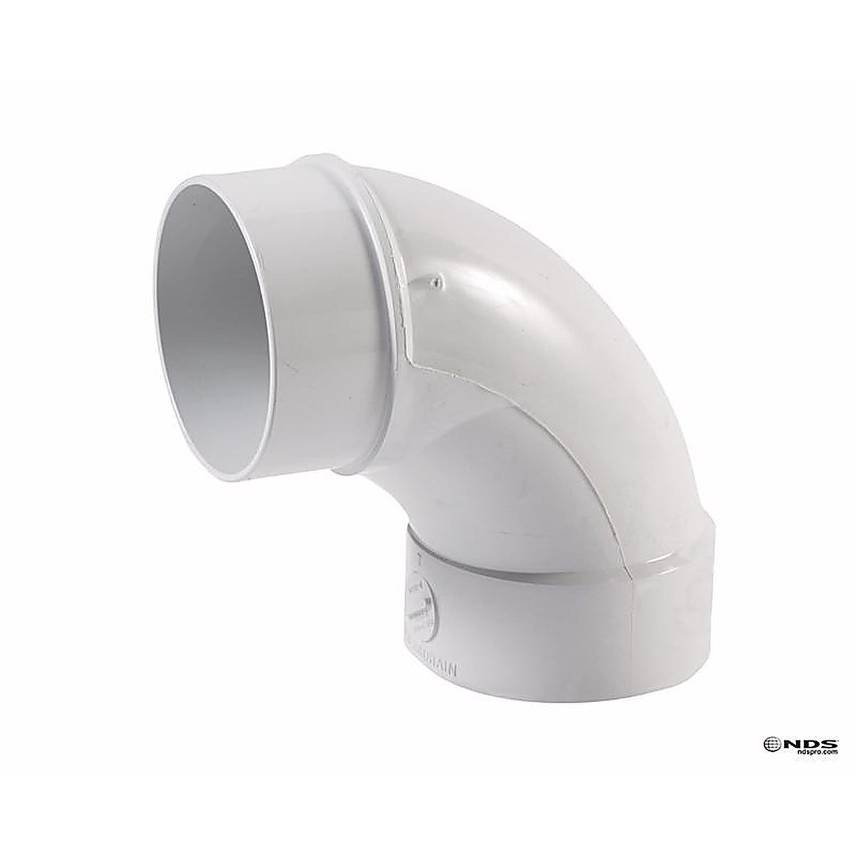 NDS 41P0ST Schedule 35 4 in. Hub each X 4 in. D Spigot PVC Elbow