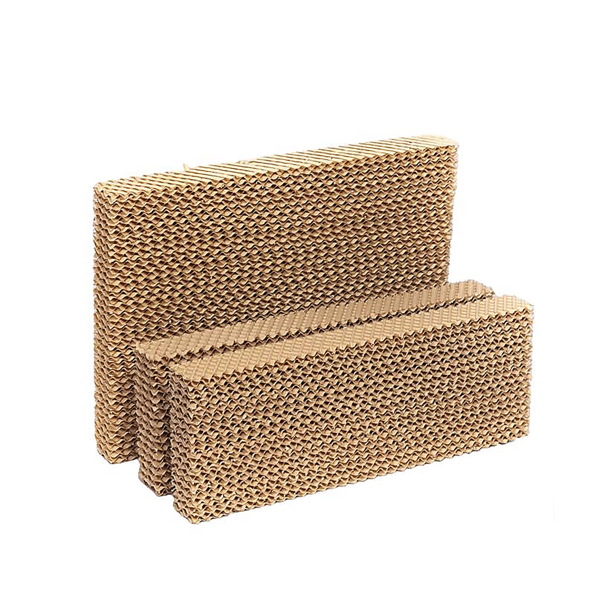 Hessaire 6036053 21.5 in. H X 10 in. W Tan Canvas Media Pad Set