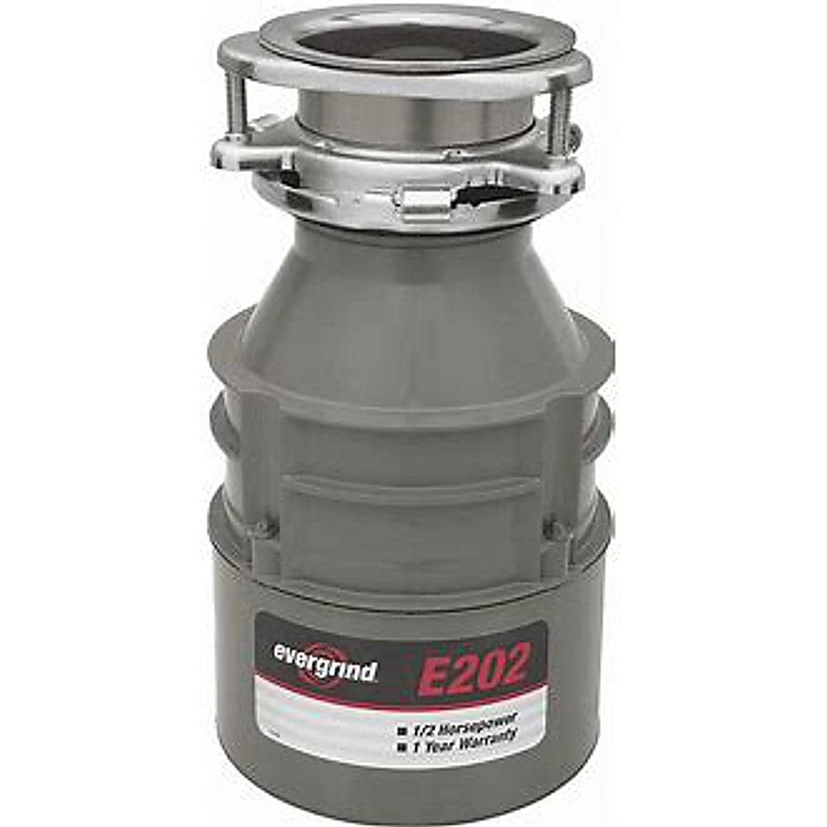 Evergrind - E202 - 1/2 HP Continuous Feed Garbage Disposal