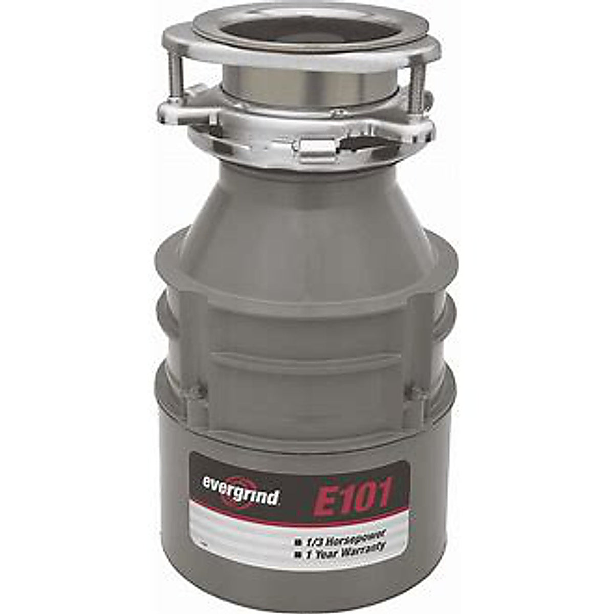 Evergrind - E101 - 1/3 HP Intermittent Feed Garbage Disposal