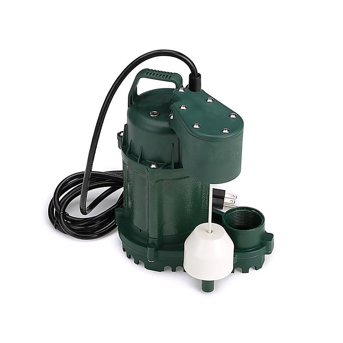 Zoeller - 1073-0001 - 1/3 HP 2520 GPH Cast Iron Vertical Float Switch AC Submersible Sump Pump 9 Ft