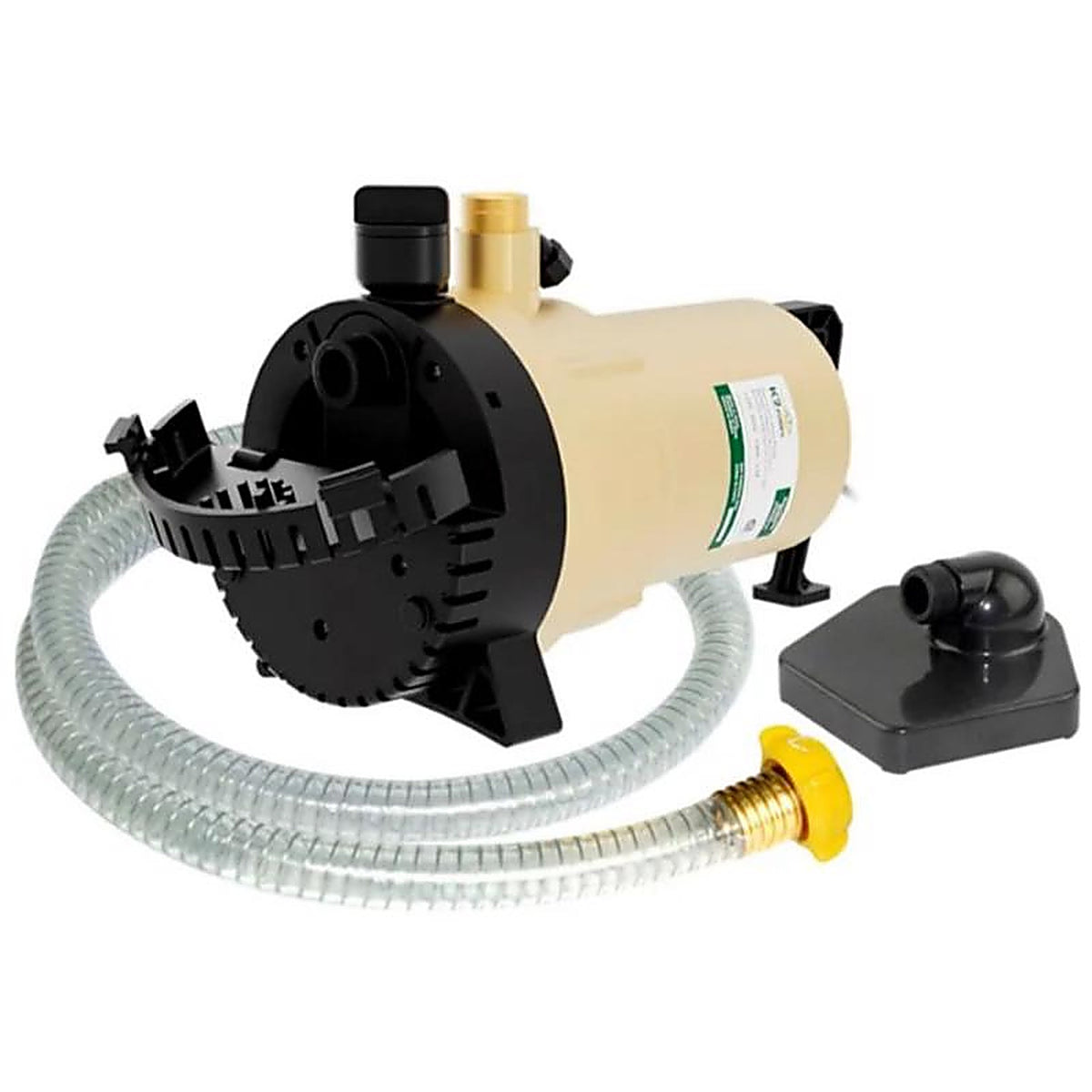 K2 Pumps - UTM02501K - 1/4 HP 1600 GPH Thermoplastic Switchless Switch Dual Suction AC Utility Pump