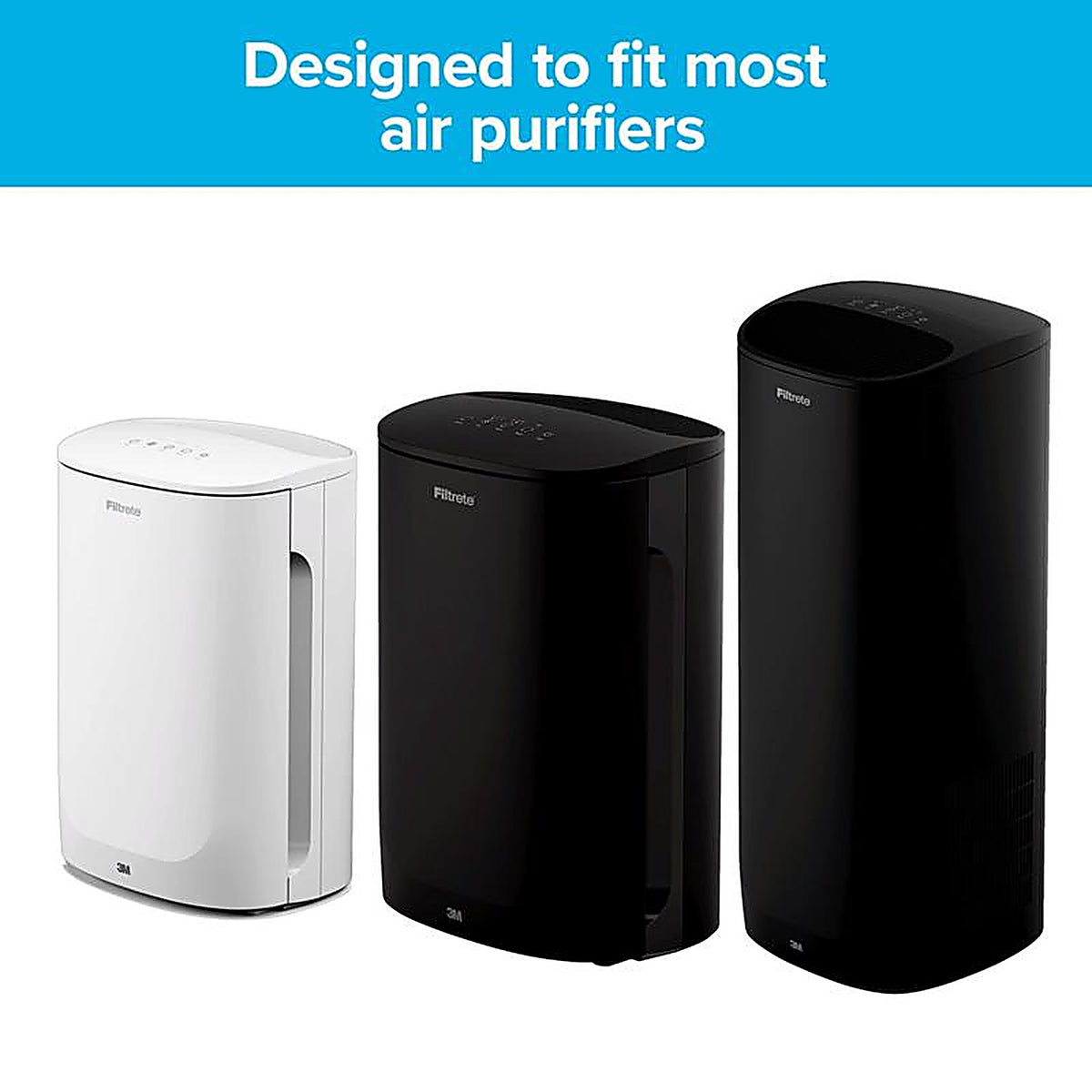 3M FAPF-UCTFN-4 Filtrete 23.8 in. H X 20.5 in. W Rectangular Air Purifier Filter