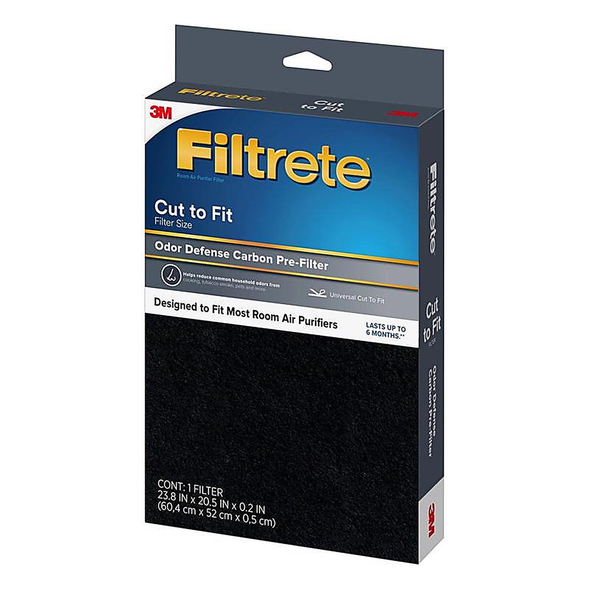 3M FAPF-UCTFN-4 Filtrete 23.8 in. H X 20.5 in. W Rectangular Air Purifier Filter