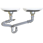 Snappy Trap - DK-110-AH - 1-1/2 In. D PVC Double Sink Drain Kit