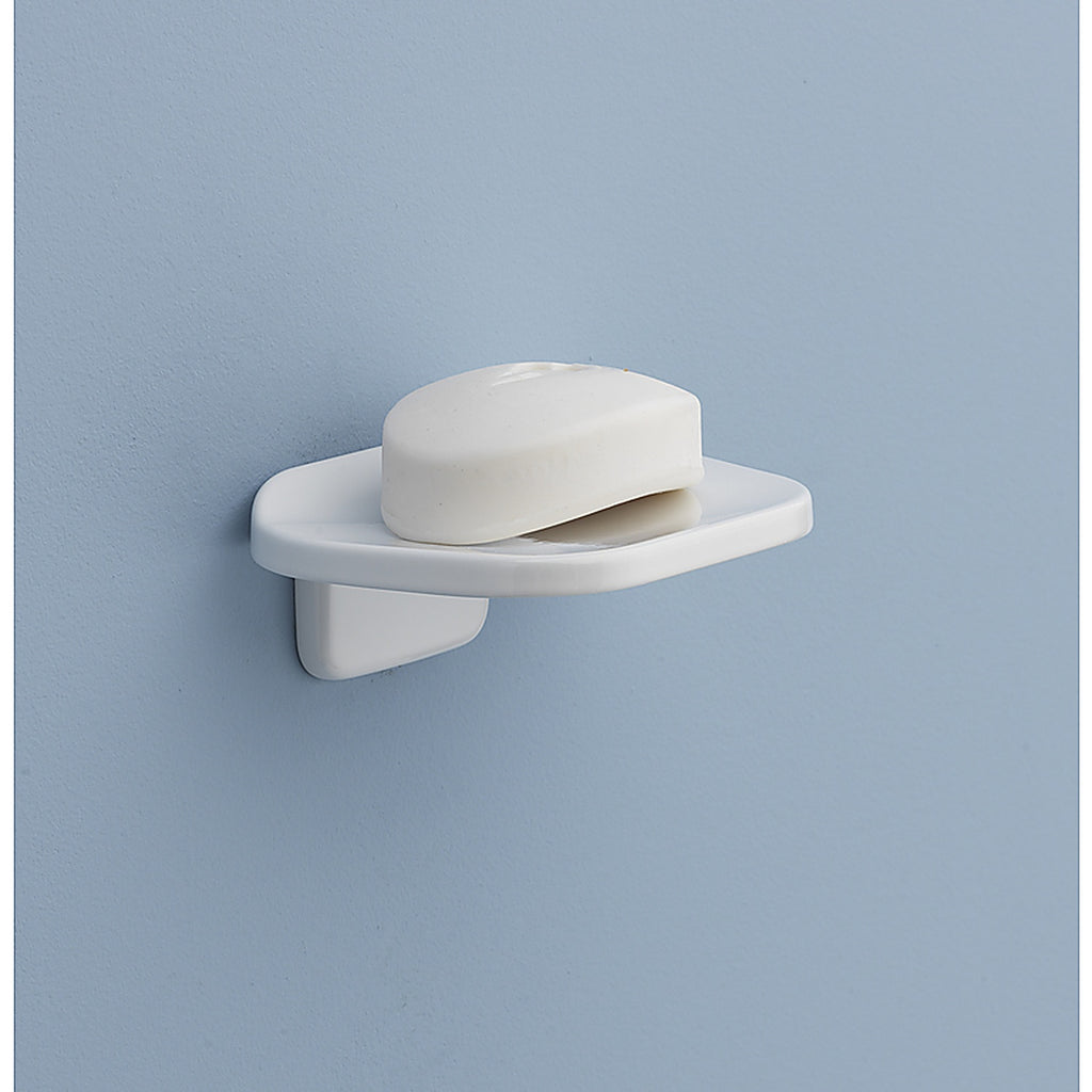 OakBrook 297-090607OB Bright White Die Cast Zinc Soap Dish