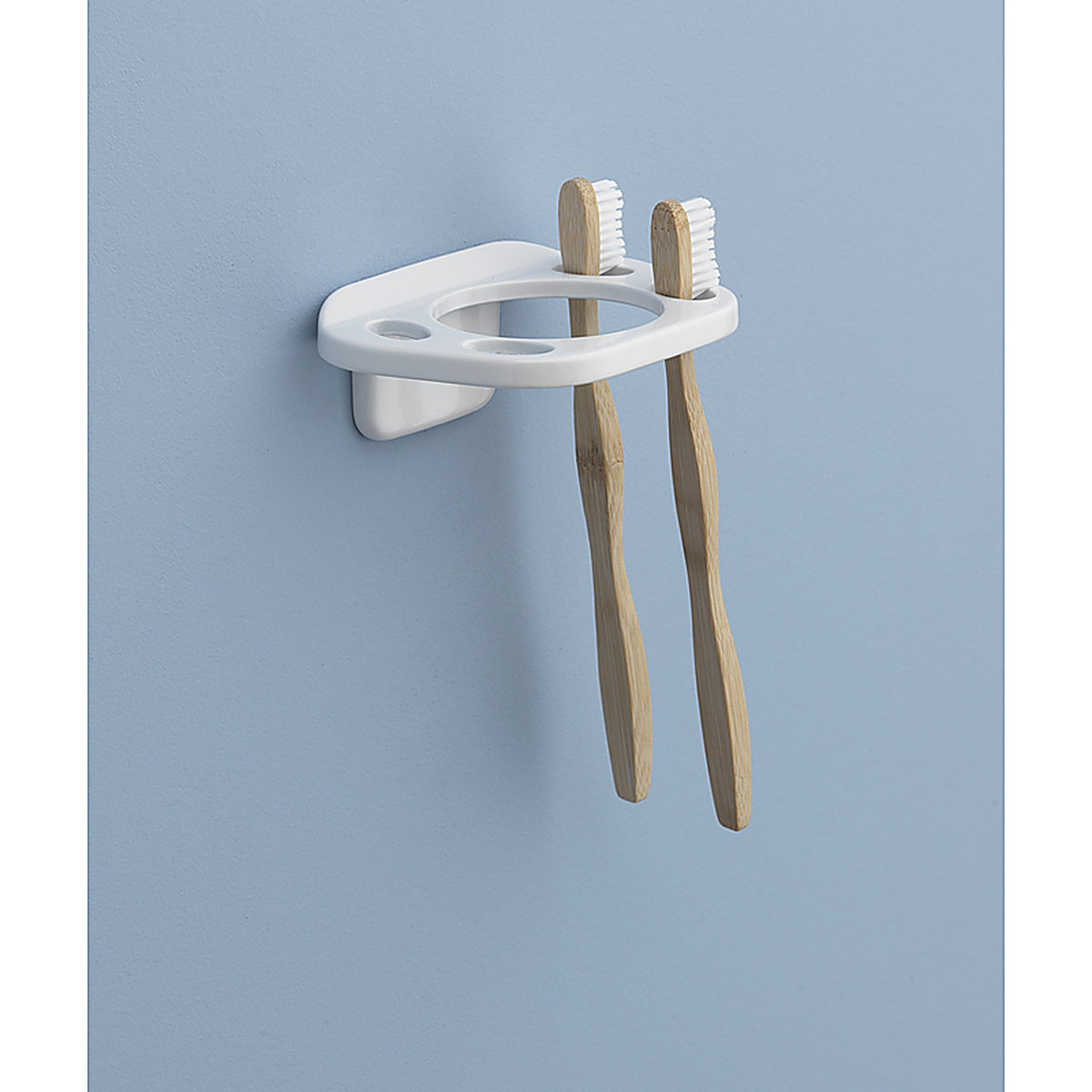 OakBrook 297-100607OB White Die Cast Zinc Toothbrush Holder