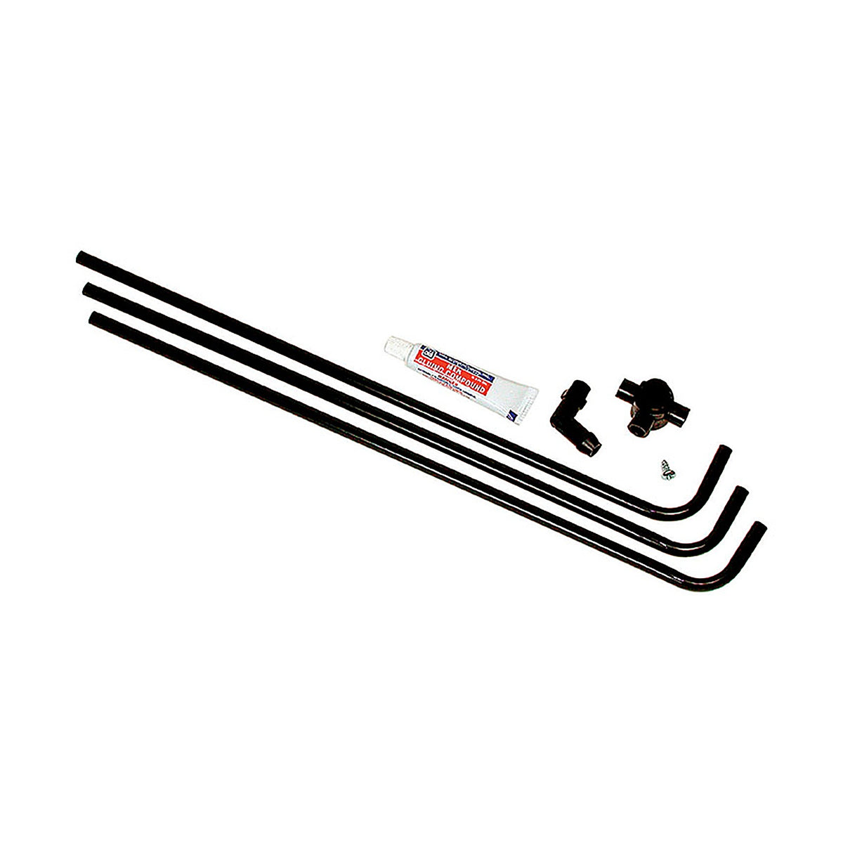 Dial 4489 3 Way Side Plastic Black Evaporative Cooler Water Hook-Up Kit