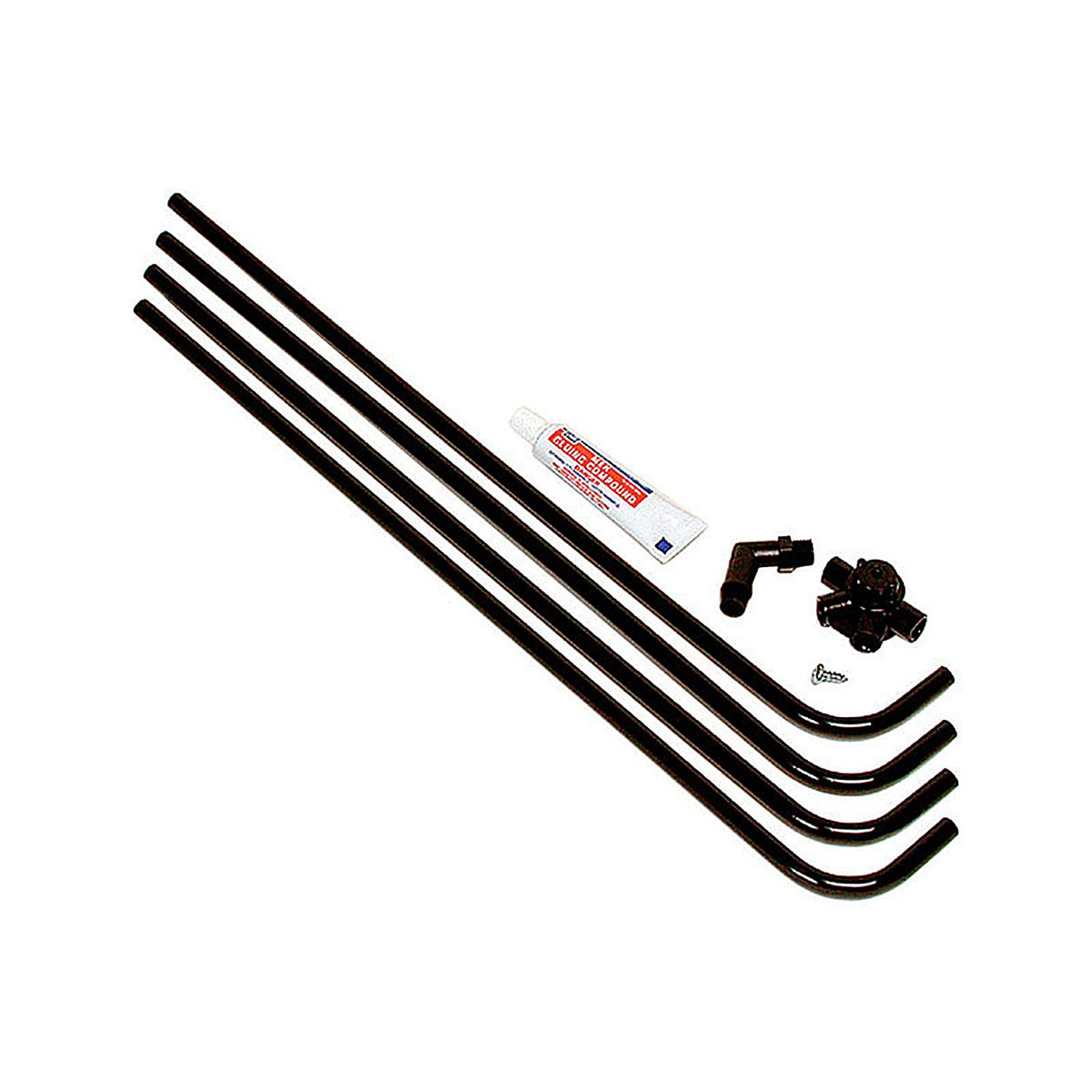Dial 4491 4 Way Side Plastic Black Evaporative Cooler Water Hook-Up Kit