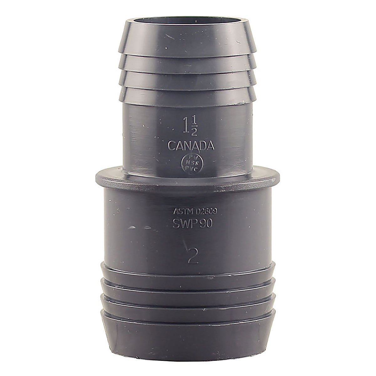 Boshart Industries UPPRC-2015 2 in. Insert in. X 1-1/2 in. D Insert PVC Reducing Coupling 5 pk