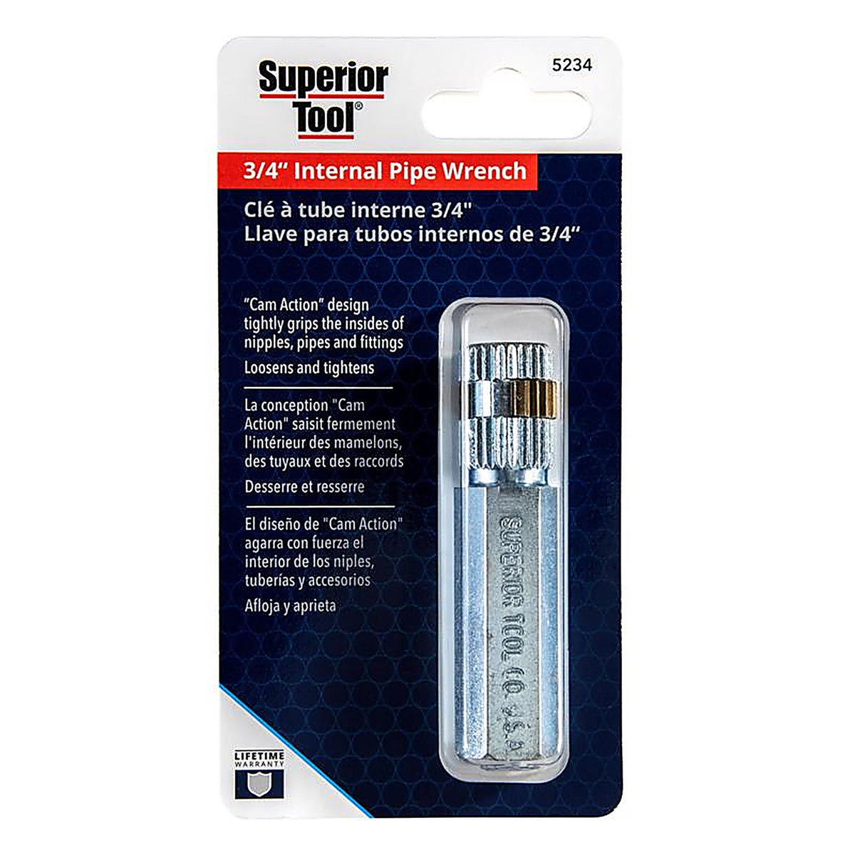 Superior Tool 5234 Internal Pipe Wrench 1 pc