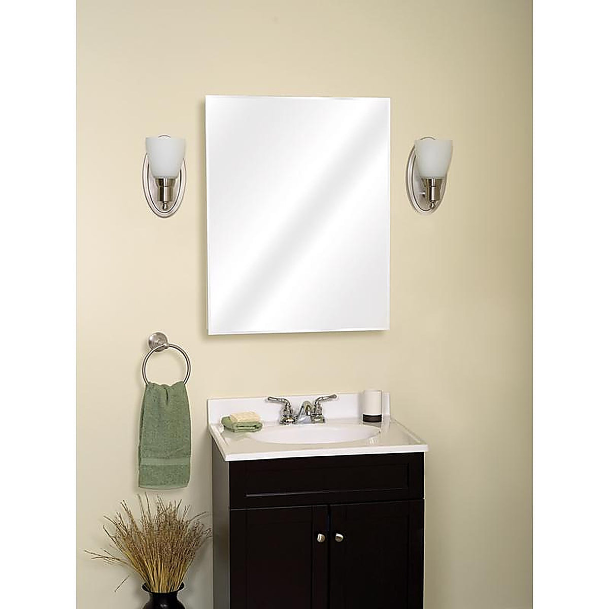 Zenna Home - MRS2430 - 30.5 In. H X 24.25 In. W X 5 In. D Rectangle Medicine Cabinet/Mirror
