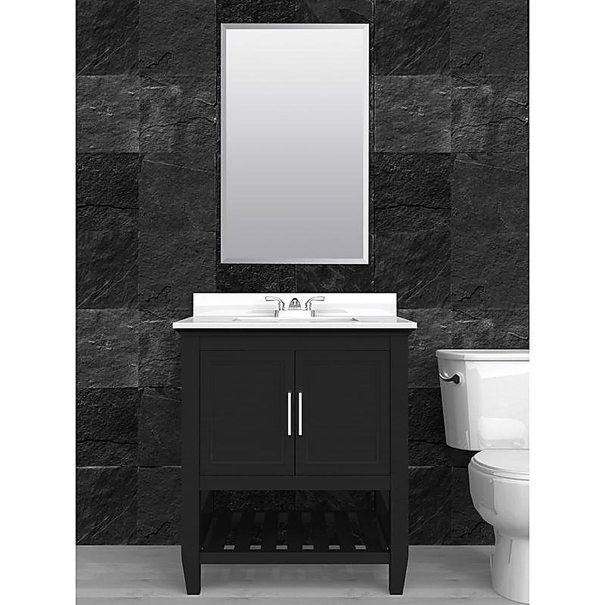 Zenna Home - MRA1526 - 26 In. H X 15 In. W X 5 In. D Rectangle Medicine Cabinet/Mirror