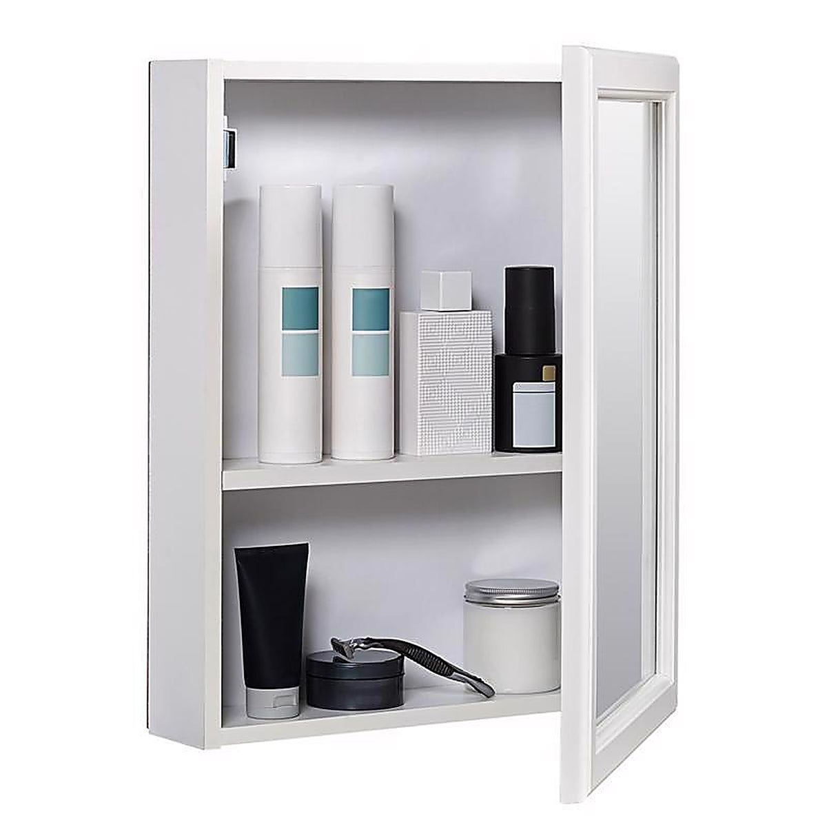 Zenith Products W16 19.25 in. H X 15.25 in. W X 4.25 in. D Rectangle Medicine Cabinet/Mirror