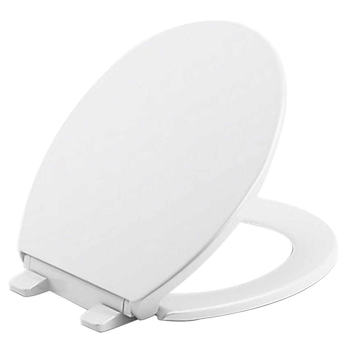 Kohler 20111-0 Brevia Slow Close Round White Plastic Toilet Seat