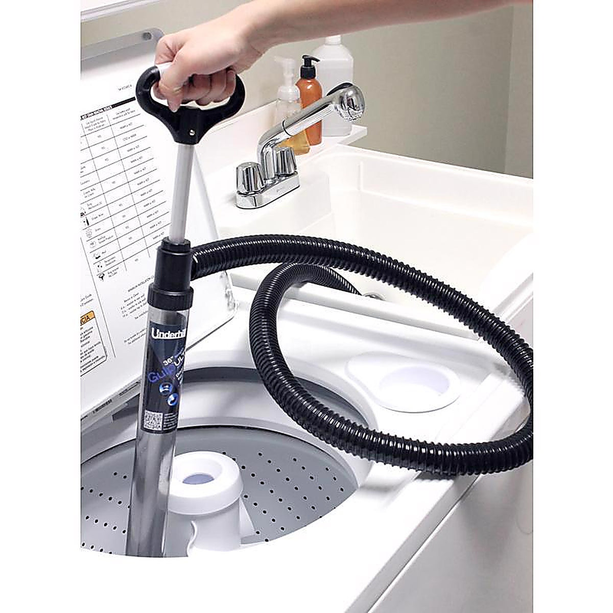 Underhill - A-G3672-CK - Biggulp 10 GPH Polycarbonate Switchless Switch Bottom Manual Siphon Pump