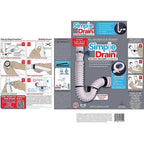 Simple Drain - 3EA-1V2-TC0 - 1.25 In. D X 2.5 Ft. L Rubber Slotted Sink Drain Kit