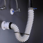 Simple Drain - 3EA-1V2-TC0 - 1.25 In. D X 2.5 Ft. L Rubber Slotted Sink Drain Kit