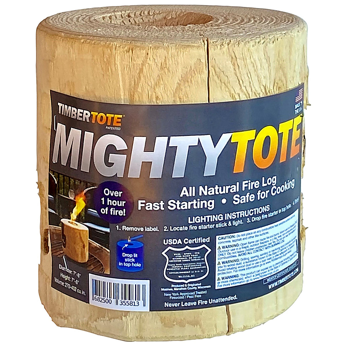 Timbertote - 4005 - Mightytote Hardwood Firelogs 1 Pack