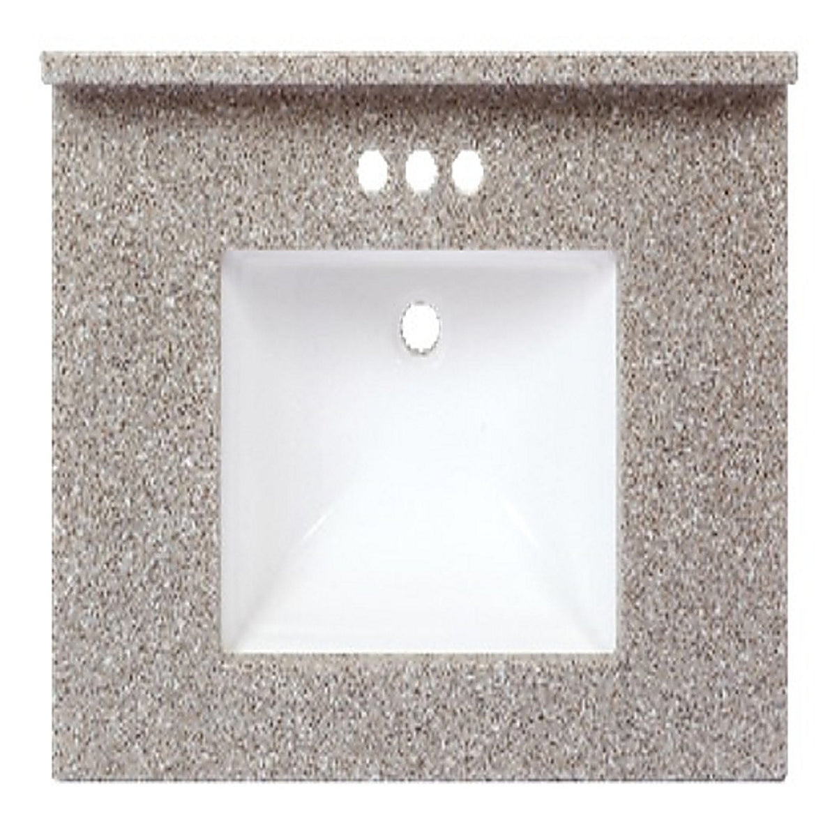 Arstar - U223111803C1-3 - Charlotte Cultured Marble Vanity Top 31 In. W X 22 In. D Latte