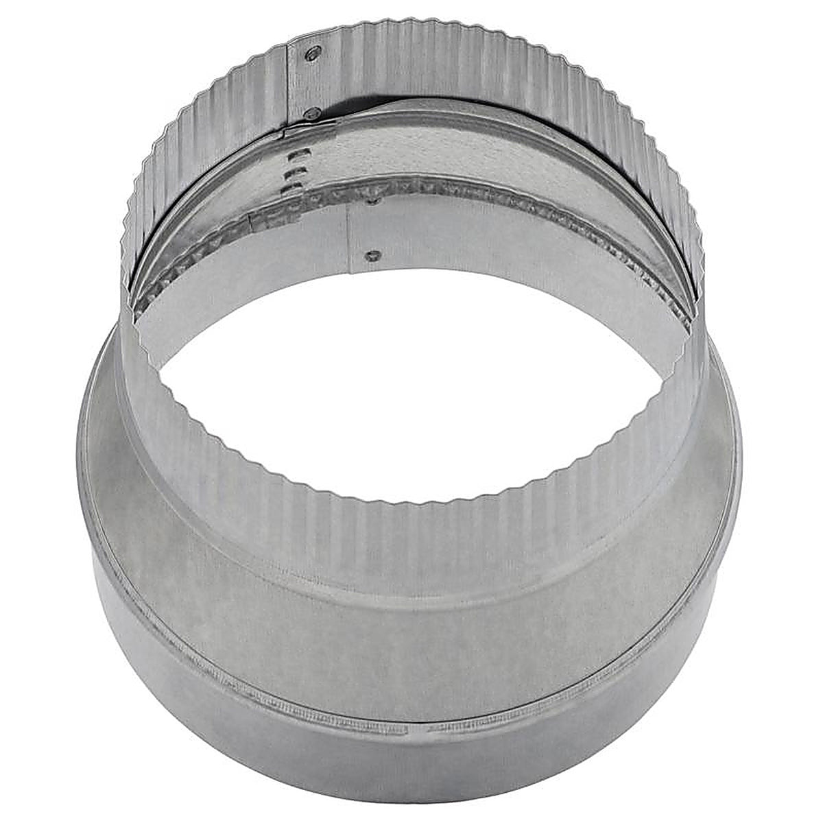 Imperial GV1352 8 in. Dia. x 7 in. Dia. Galvanized Steel Furnace Pipe Reducer
