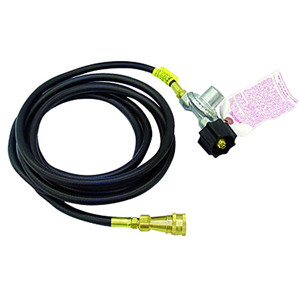 Mr. Heater F271803 12 ft. L Brass/Plastic Quick Connect Hose Assembly And Regulator