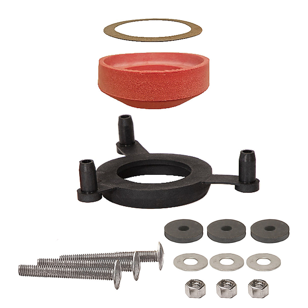 Fluidmaster - 2602G-008-T5 - Tank to Bowl Gasket Black/Red Rubber for Universal
