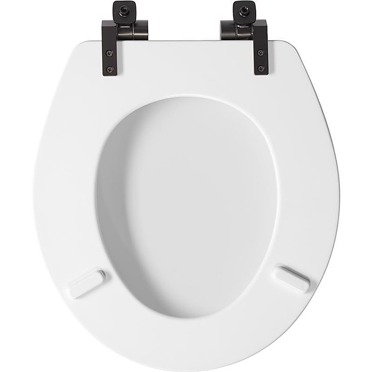 Bemis 26MBSL000 Benton Slow Close Round White Enameled Wood Toilet Seat