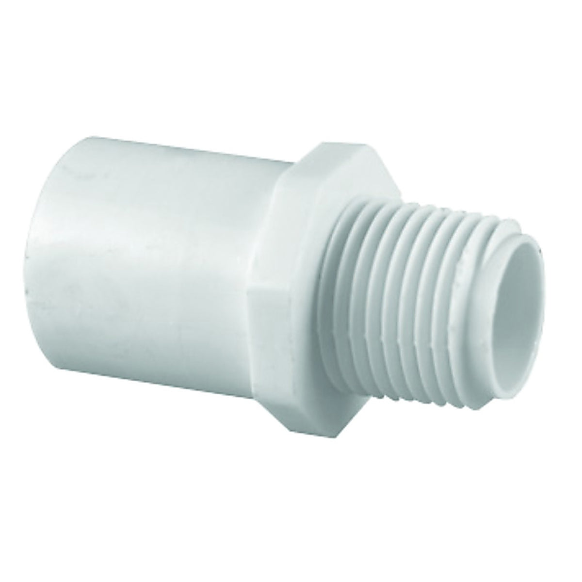 Charlotte Pipe PVC021030600 Schedule 40 1/2 in. MPT x 1/2 in. Dia. FPT PVC Meter Riser