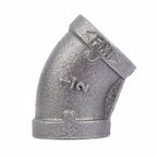 STZ Industries 310E45-12 1/2 in. FIP each X 1/2 in. D FIP Black Malleable Iron 45 Degree Elbow