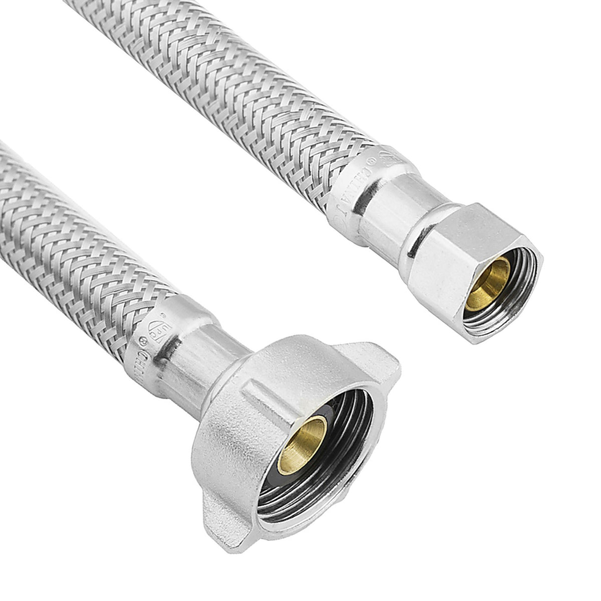 Lasco - 10-0621 - 3/8 In. Compression X 7/8 In. D Ballcock 20 In. Braided Stainless Steel Toilet Supply Line