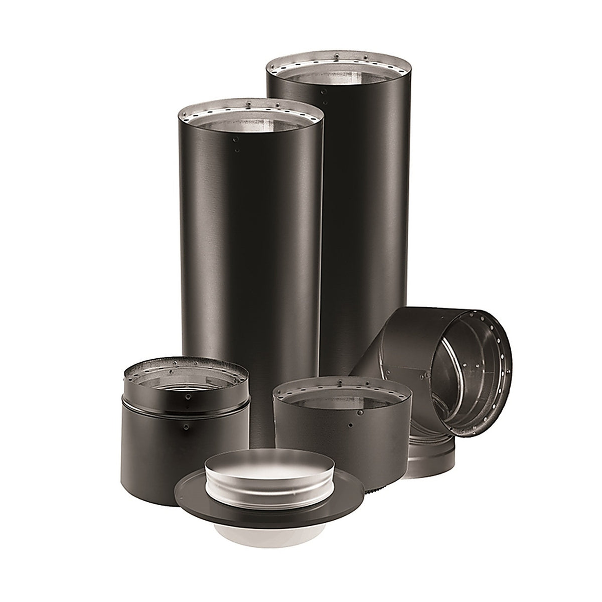 Duravent - 6DVL-KDLU - Dvl 6 In. D X 60 In. L Aluminum/Galvanized Steel Double Wall Stove Pipe Kit